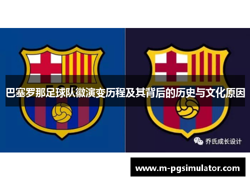 巴塞罗那足球队徽演变历程及其背后的历史与文化原因 巴塞罗那足球队徽演变历程及其背后的历史与文化原因